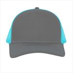 Gray with Light Blue Mesh Front